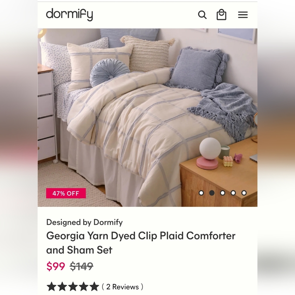 Twin/TwinXL comforter/sham/sheet set